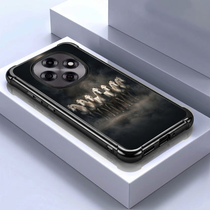Oppo F31 Pro 5G Running Horses Airbags Printed Back Case