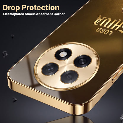 Oppo F31 Pro+ 5G Lord Shiva Gold Electroplated Glass Phone Back Case