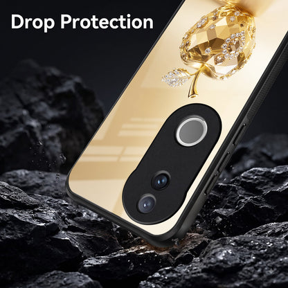 Vivo V50 5G Golden Apple Acrylic Glass Back Case