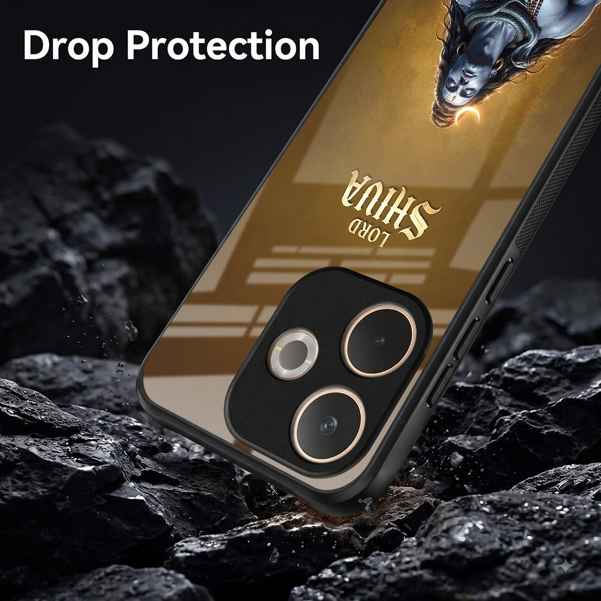 Oppo A5 Pro 5G Lord Shiva Acrylic Glass Back Case