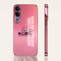 Vivo V70 FE 5G Luxury Porsche 911 Pink Electroplated Glass Phone Back Case