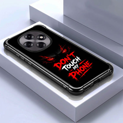 Oppo F31 Pro 5G Don't Touch My Phone Airbags Printed Back Case