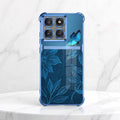 Motorola Edge 60 Pro 5G Azure Butterfly Dual-Tone Transparent Airbags Case