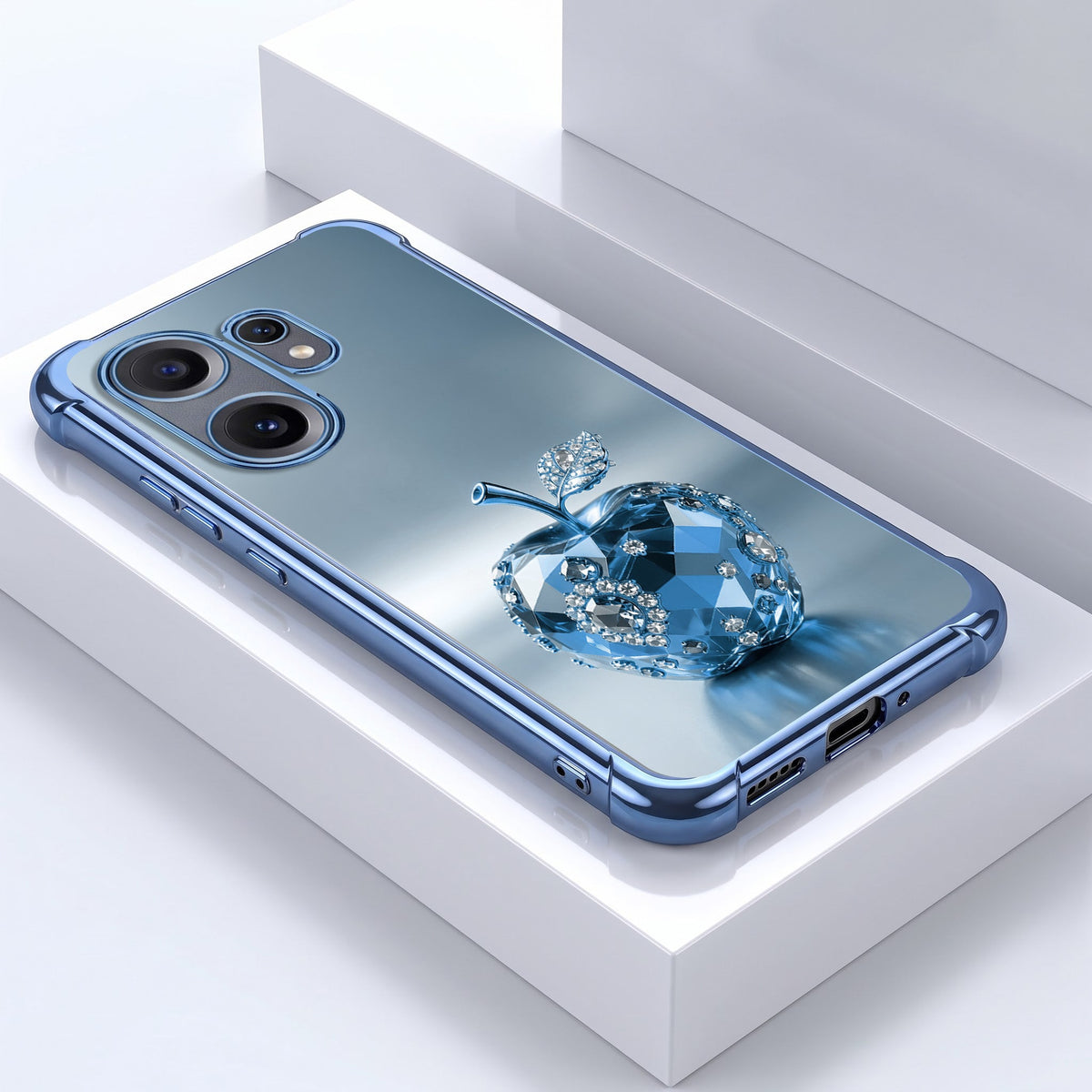 Nothing Phone 2 Pro 5G Blue Apple Airbags Printed Back Case