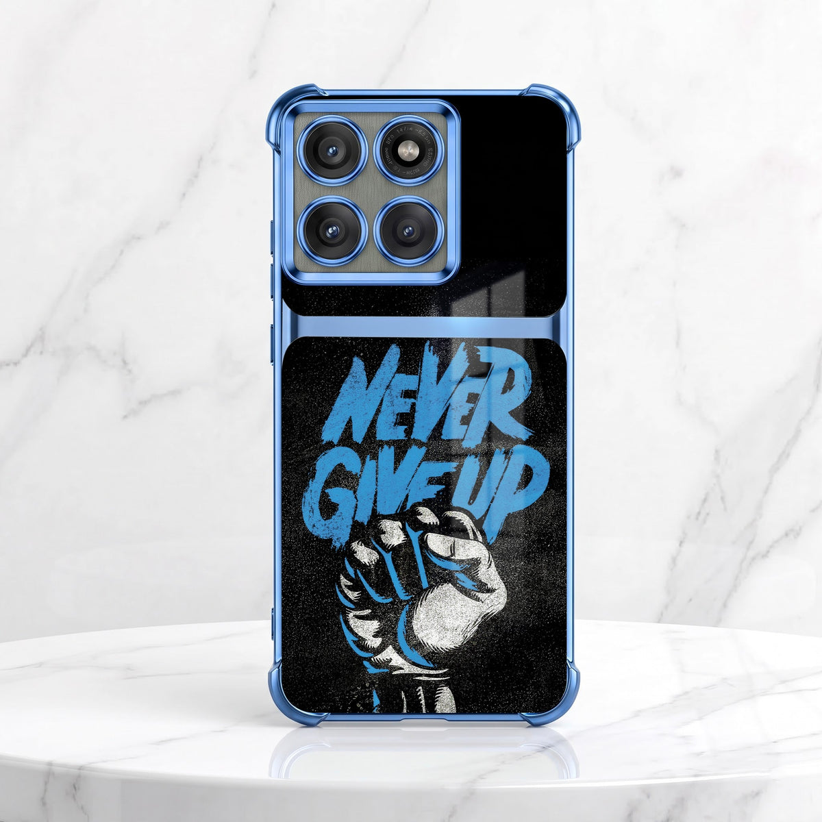 Motorola Edge 60 Pro 5G Naver Give Up Dual-Tone Transparent Airbags Case