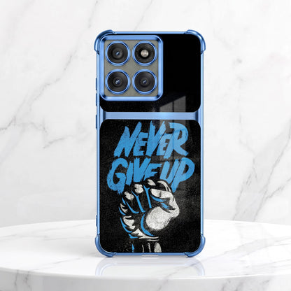Motorola Edge 60 Pro 5G Naver Give Up Dual-Tone Transparent Airbags Case