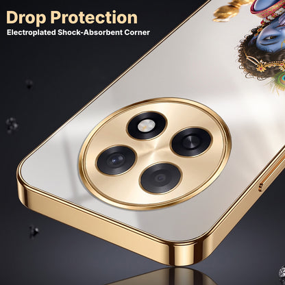 Oppo F31 Pro+ 5G Bal Krishna Blessings Gold Electroplated Glass Phone Back Case