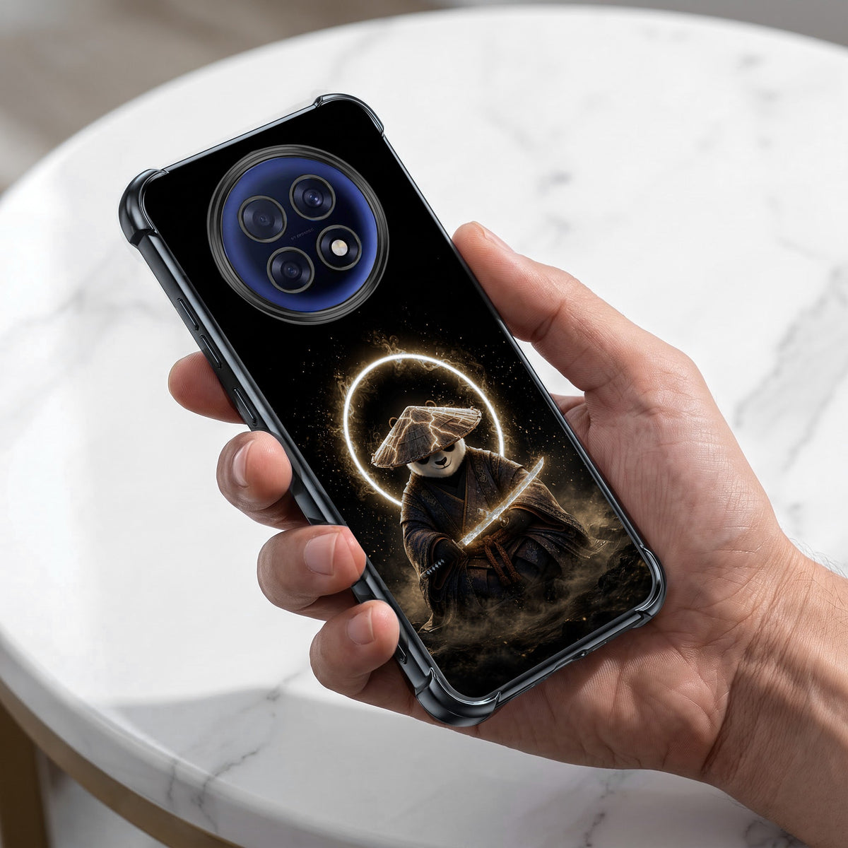 Oppo F31 Pro+ 5G Warrior Panda Airbags Printed Back Case