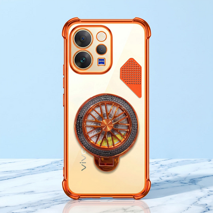 Vivo V70 5G Stress Buster Wheel Shockproof Airbag Heat-Dissipation Case