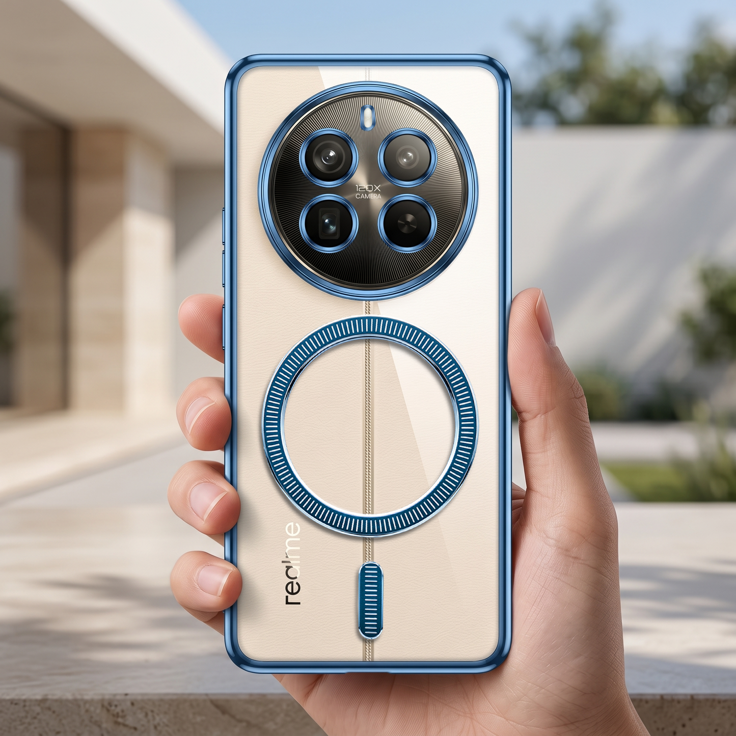Realme 12 Pro+ 5G Electroplated Magnetic Magsafe Case