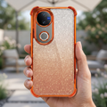 Vivo V50 5G Luxury Shockproof Shimmer Airbag Cosmic Orange Case