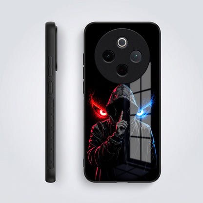 Vivo T4 5G Hooded Shadow Demon Acrylic Glass Back Case