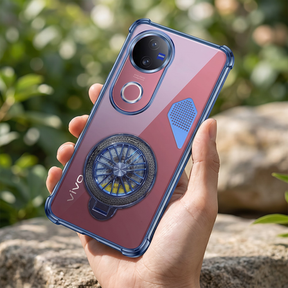 Vivo V50 5G Stress Buster Wheel Shockproof Airbag Heat-Dissipation Case