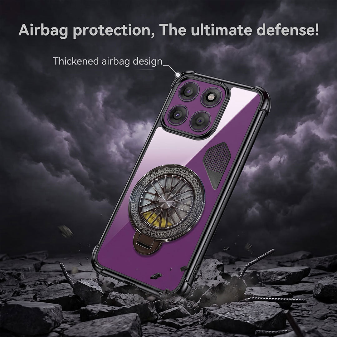 Motorola Edge 60 Pro 5G Stress Buster Wheel Shockproof Airbag Heat-Dissipation Case