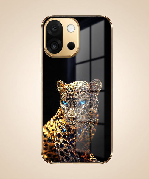 OnePlus 13s 5G Panther Gold Electroplated Glass Phone Back Case