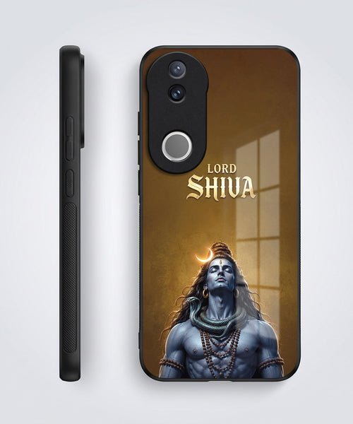 Vivo V50 5G Lord Shiva Acrylic Glass Back Case