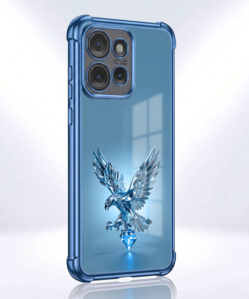 Motorola Edge 50 5G Blue Eagle Airbags Printed Back Case