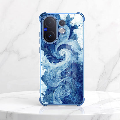Vivo V60 5G Ocean Swirl Airbags Printed Back Case