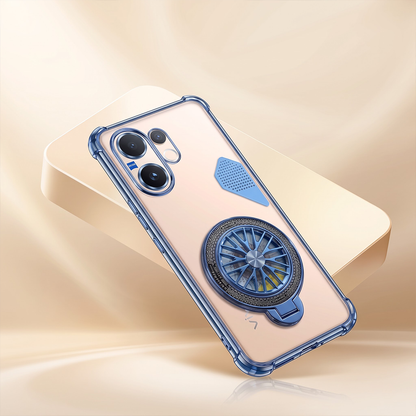 Vivo V60 5G Stress Buster Wheel Shockproof Airbag Heat-Dissipation Case
