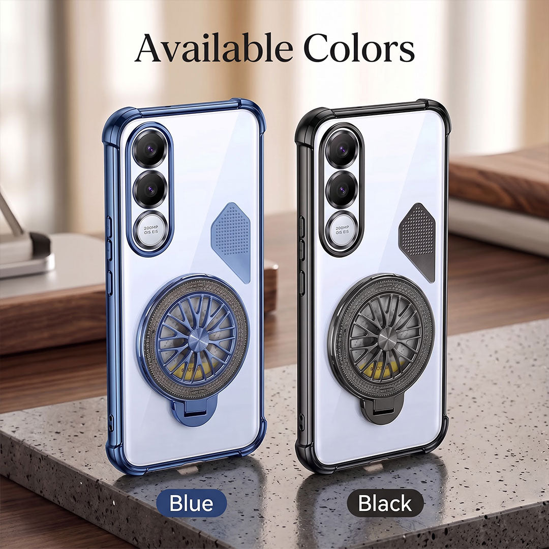 Vivo V70 FE 5G Stress Buster Wheel Shockproof Airbag Heat-Dissipation Case