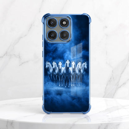 Motorola Edge 60 Pro 5G Running Horses Airbags Printed Back Case