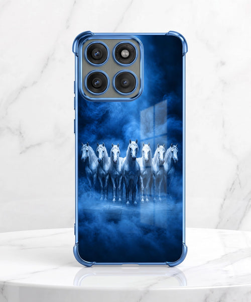 Motorola Edge 60 Pro 5G Running Horses Airbags Printed Back Case