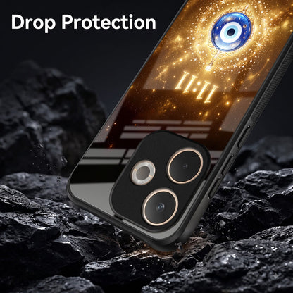Oppo A5 Pro 5G God’s Plan Evil Eye Acrylic Glass Back Case