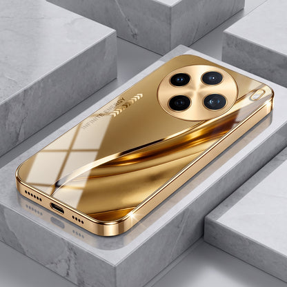 Vivo X200T 5G Luxury Infinity Energy Gold Electroplated Glass Phone Case