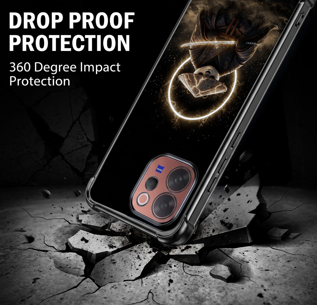 Vivo V70 5G Warrior Panda Airbags Printed Back Case