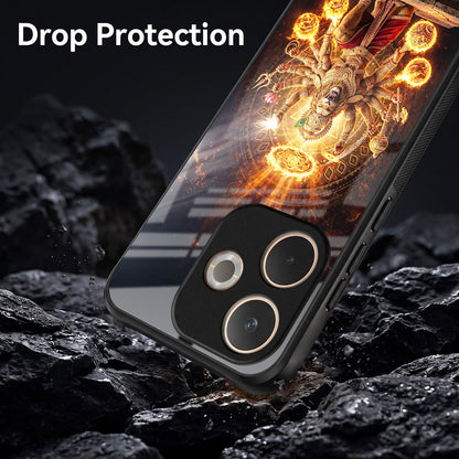 Oppo A5 Pro 5G Lord Narasimha Acrylic Glass Back Case