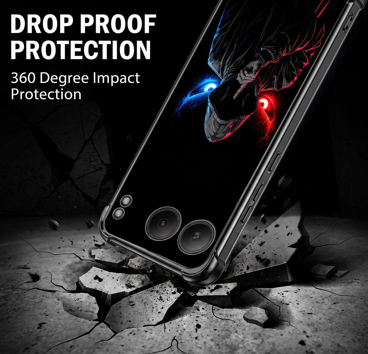 One Plus Nord 4 5G Hooded Shadow Demon Airbags Printed Back Case