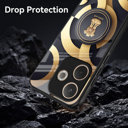 Oppo A5 Pro 5G Royal Emblem Acrylic Glass Back Case
