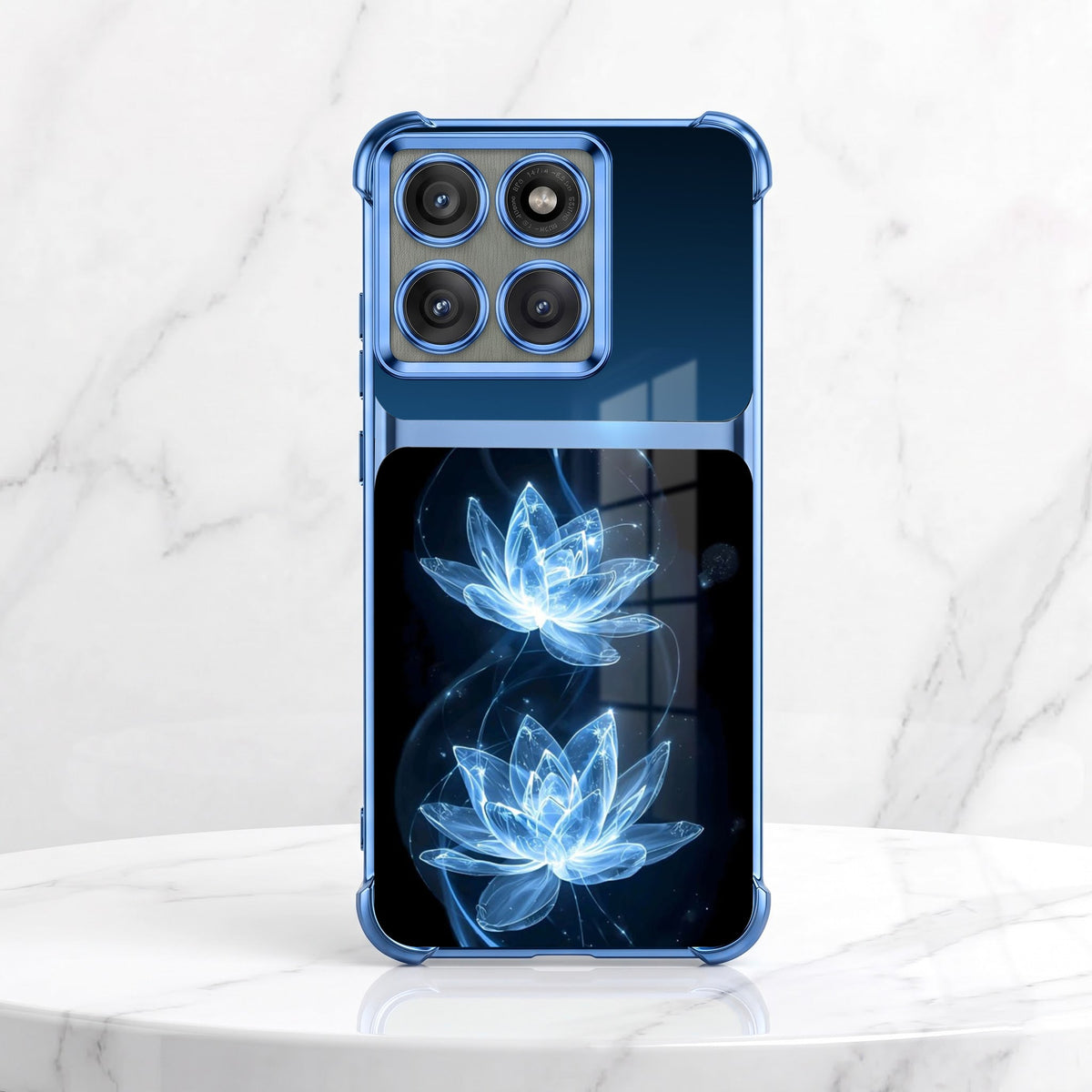 Motorola Edge 60 Pro 5G Celestial Lotus Dual-Tone Transparent Airbags Case