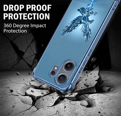 Nothing Phone 2 Pro 5G Blue Eagle Airbags Printed Back Case