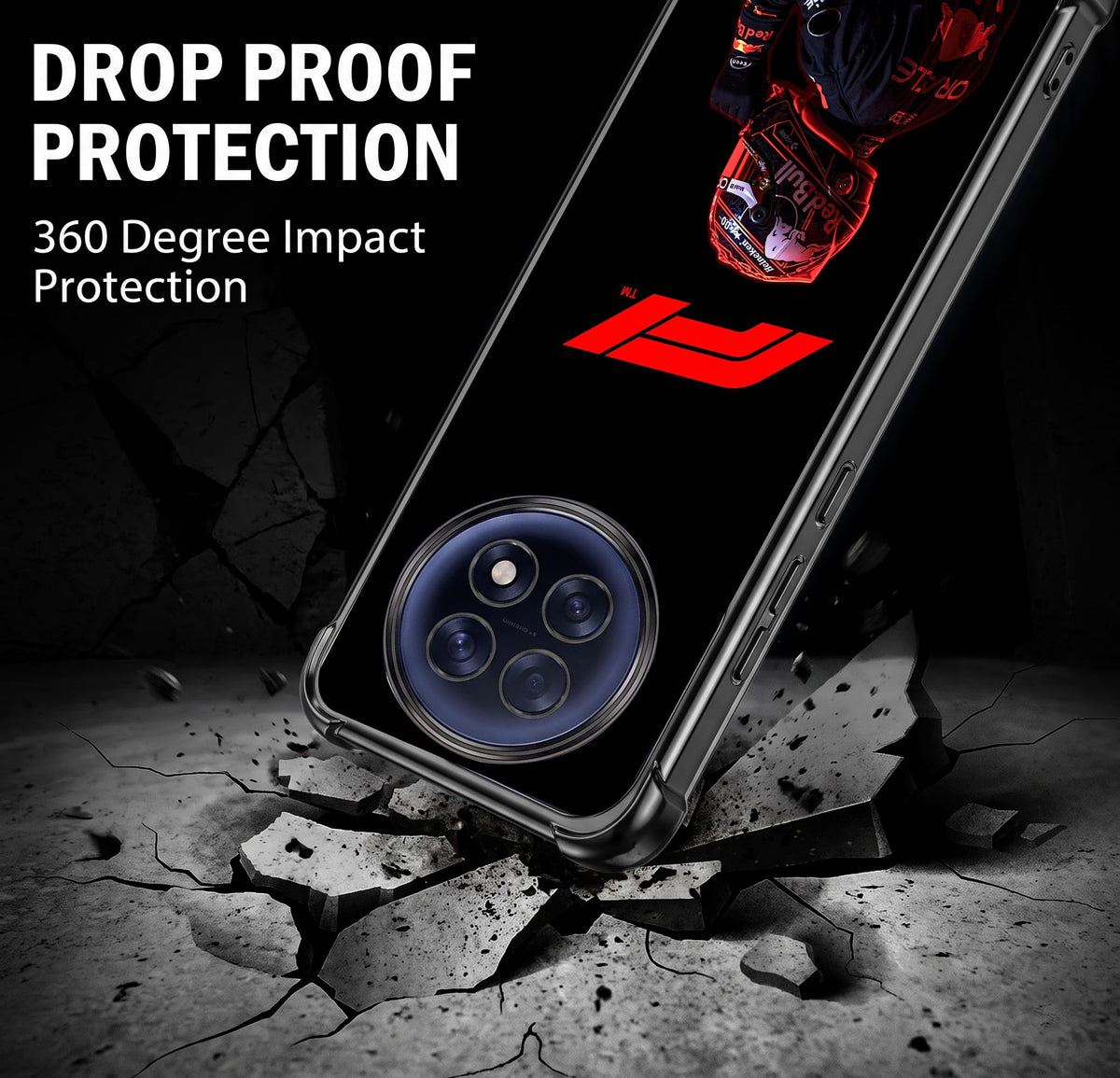 Oppo F31 Pro+ 5G F1 Rider Airbags Printed Back Case