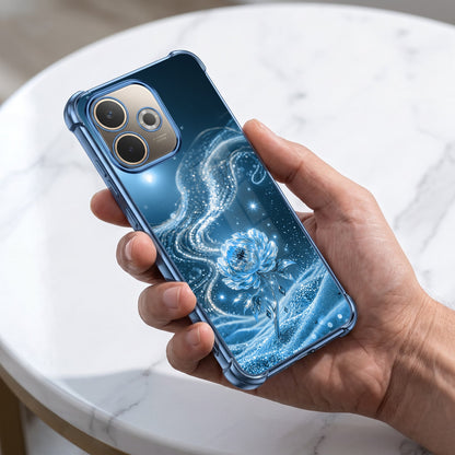 Oppo A5 Pro 5G Blue Rose Airbags Printed Back Case