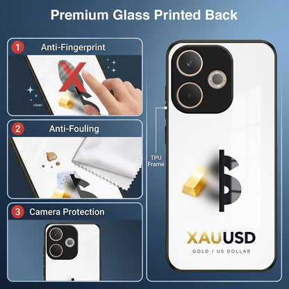Oppo A5 Pro 5G Luxury XAU/USD Acrylic Glass Back Case