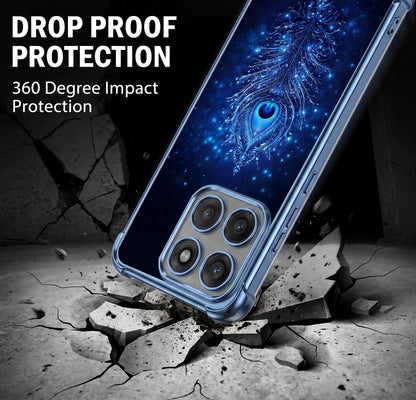 Motorola Edge 60 Pro 5G Premium Peacock Feather Airbags Printed Back Case