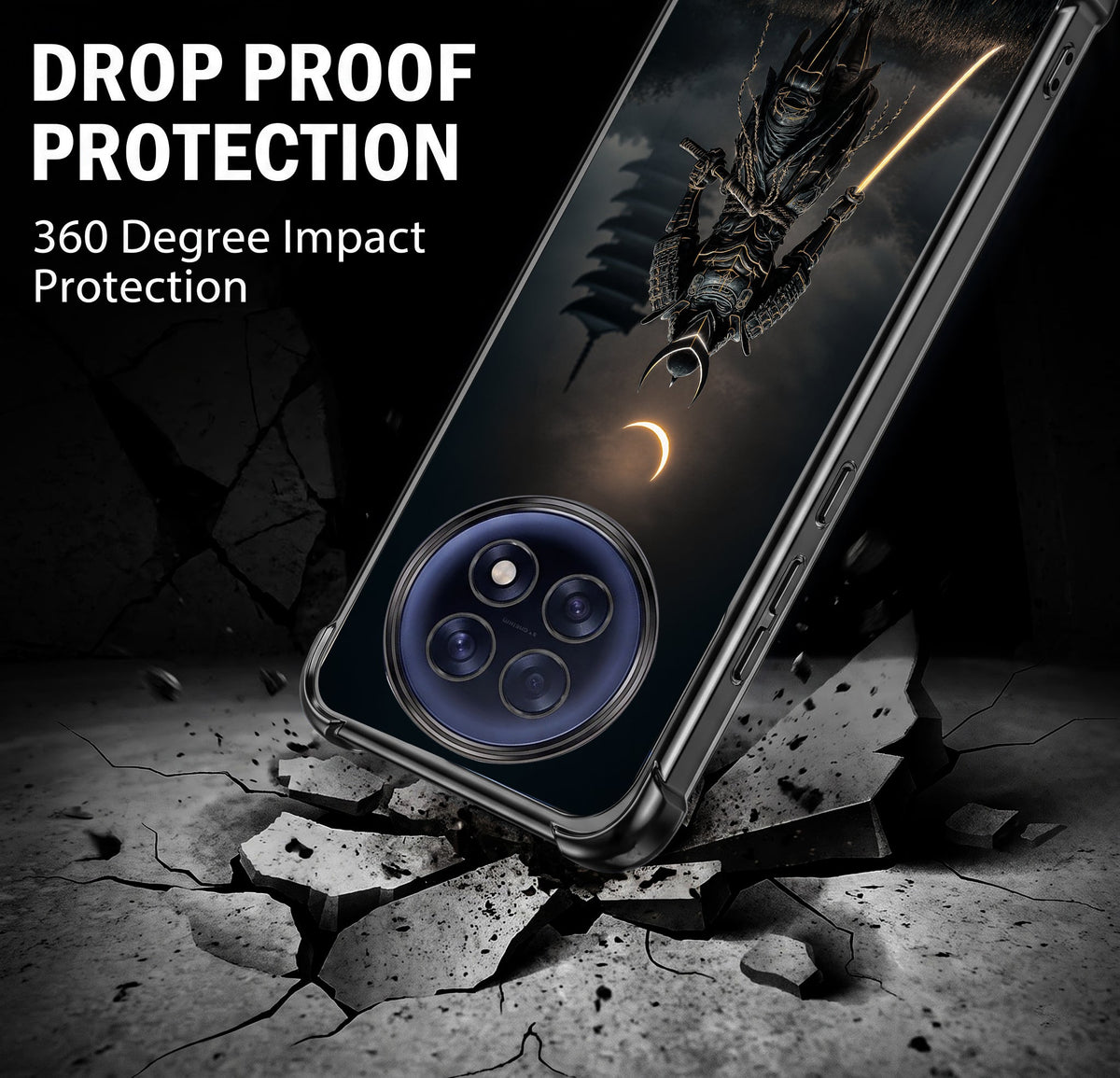 Oppo F31 Pro+ 5G Samurai Warrior Airbags Printed Back Case
