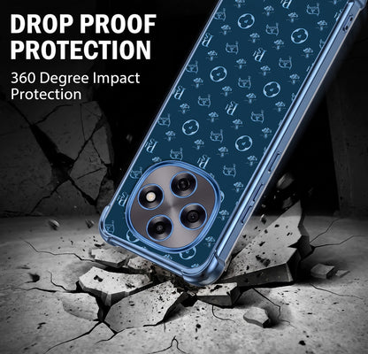 Oppo F31 Pro 5G Luxury Monogram Blue Airbags Printed Back Case