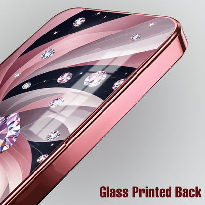 Oppo F31 Pro+ 5G Diamond Glam Pink Electroplated Glass Phone Back Case