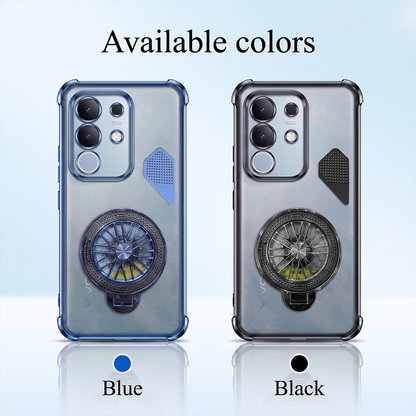 Vivo T4x 5G Stress Buster Wheel Shockproof Airbag Heat-Dissipation Case