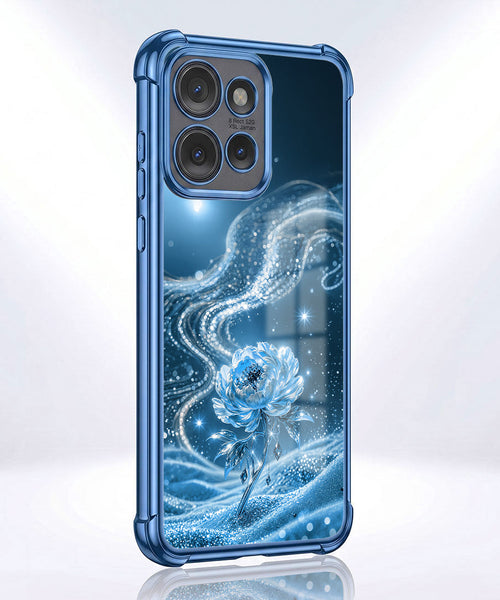 Motorola Edge 50 5G Blue Rose Airbags Printed Back Case
