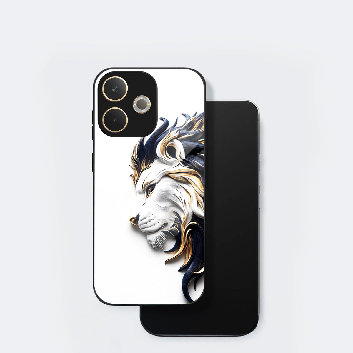 Oppo A5 Pro 5G Premium Acrylic Shockproof Glass Back Case (King’s Flow)