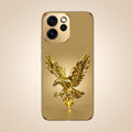 Oppo Reno 15 Pro Mini 5G Golden Eagle Gold Electroplated Glass Phone Back Case