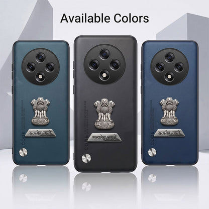 Oppo F27 Pro+ 5G Satyamev Jayate 2-in-1 Emblem Vegan Leather Back Case