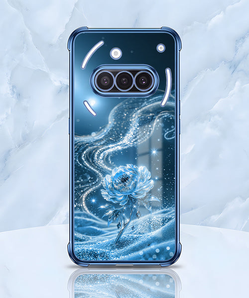 Nothing Phone 3a 5G Blue Rose Airbags Printed Back Case