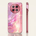 Oppo F29 Pro 5G Pearl Aurora Pink Electroplated Glass Phone Back Case