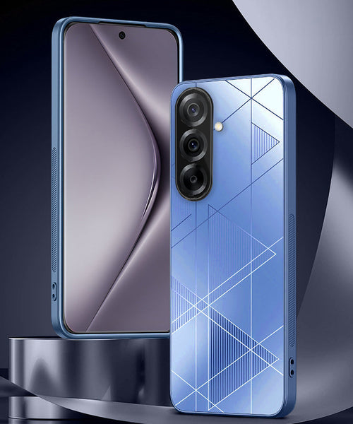 Samsung Galaxy A36 5G Triangle Pattern Matte Back Shockproof Case