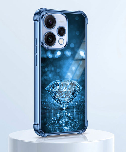 Oppo Reno 15 5G Blue Diamond Airbags Printed Back Case